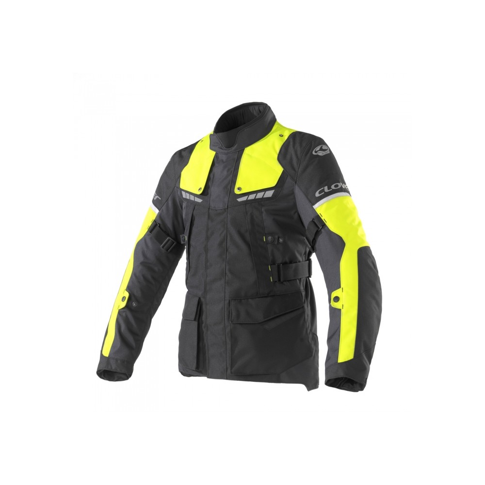 Clover scout-3 wp man jacket - black/yellow | MG MotoStore