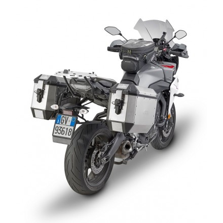 Givi coppia di valigie laterali Monokey® Trekker Alaska in alluminio 36lt.
