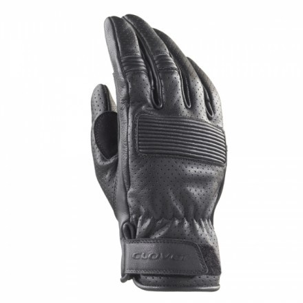 Clover guanto in pelle uomo Bullet - Nero/Nero