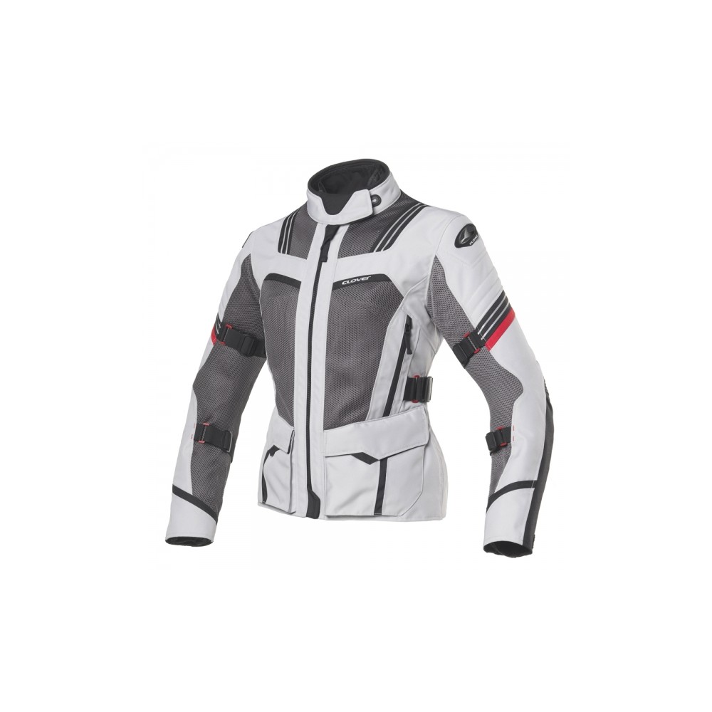 GIACCA MOTO UOMO ESTIVA IN RETE REV'IT ECLIPSE ARGENTO CON