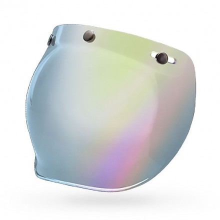 Bell bubble shield Iridium 3- snap visor