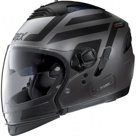 Grex G4.2 Pro Crossroad N-Com modular helmet - 35 Flat Lava Grey
