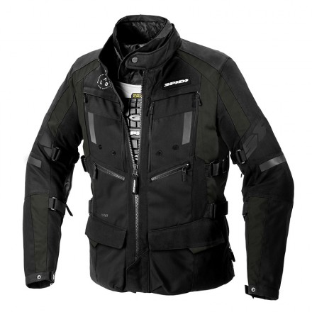 Spidi giubbotto uomo 4 Season Evo H2Out - 449 Verde scuro/Nero