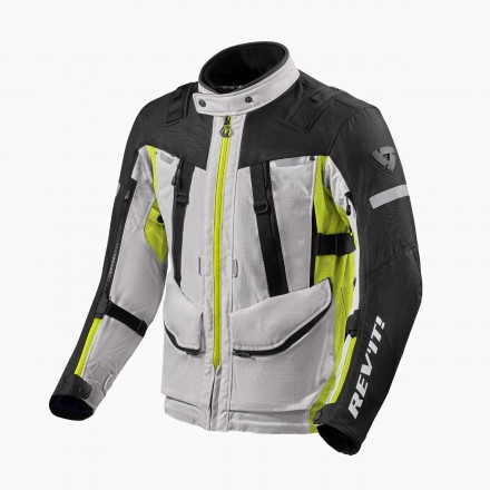 Rev'it giubbotto uomo Sand 4 H2Out - Argento/Giallo Neon