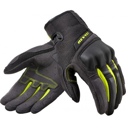 Rev'it guanto uomo Volcano - Nero-Giallo Fluo