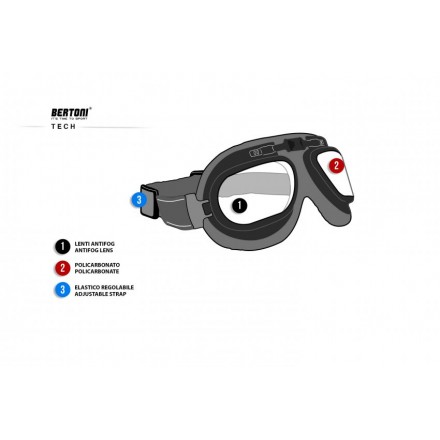 Bertoni goggle AF191CRA