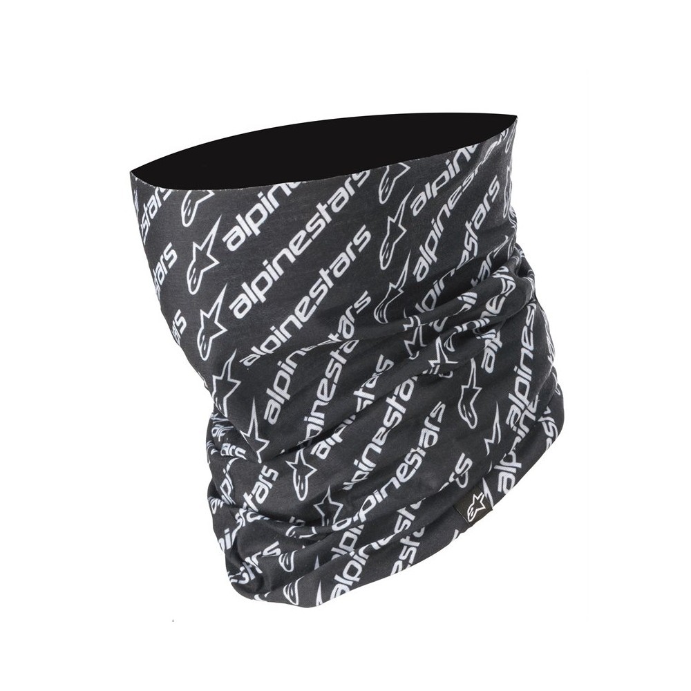 Alpinestars scaldacollo linear neck tube - black white