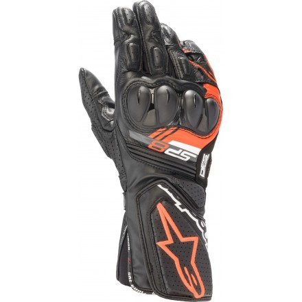 Alpinestars guanto pista uomo SP-8 V3 - Black Red Fluo