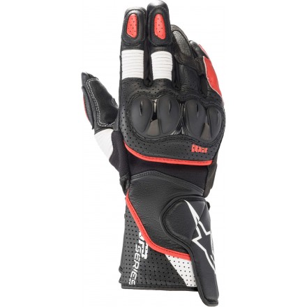 Alpinestars guanto pista uomo Sp-2 V3 - Black White Bright Red