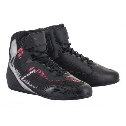 Alpinestars scarpa donna Stella Faster-3 Rideknit - 1939 Black/Silver/Diva/Pink