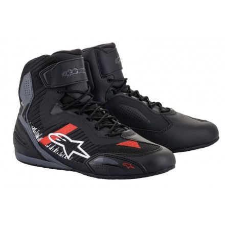 Alpinestars scarpa uomo Faster-3 Rideknit - 1165 Black Gray Bright Red