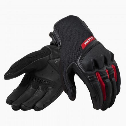 Rev'it guanti uomo Duty - 1200 Black - Red
