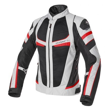 Clover giubbotto uomo Rainjet 2 wp - Rosso / Grigio