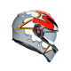 Agv casco integrale K-3 Sv Multi MPLK Bubble - Grey / White / Red
