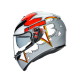 Agv casco integrale K-3 Sv Multi MPLK Bubble - Grey / White / Red