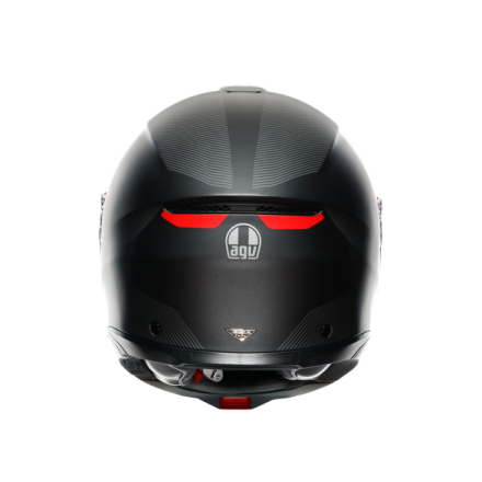 Agv casco modulare Tourmodular Multi - Frequency Matt Gunmetal / Red 2