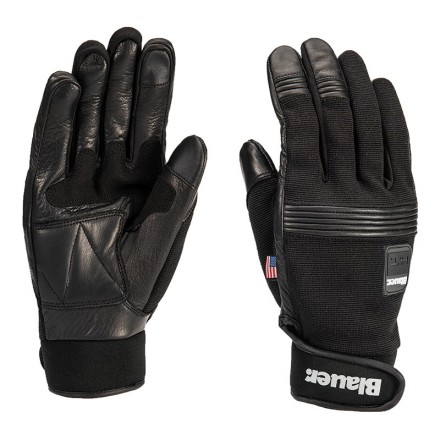 Blauer guanto uomo Urban Nero