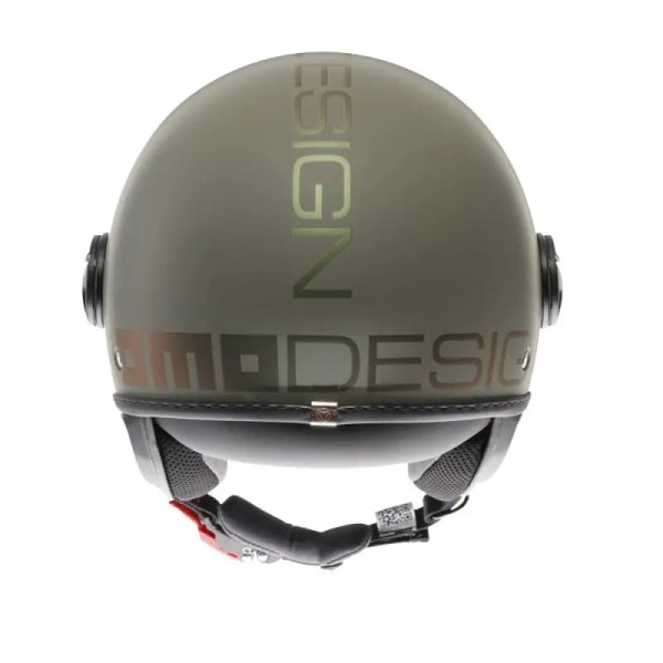 Momo design fgtr classic 2206 flip jet helmet - matt green