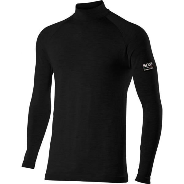 Sixs TS3 Merinos long-sleeve mock...