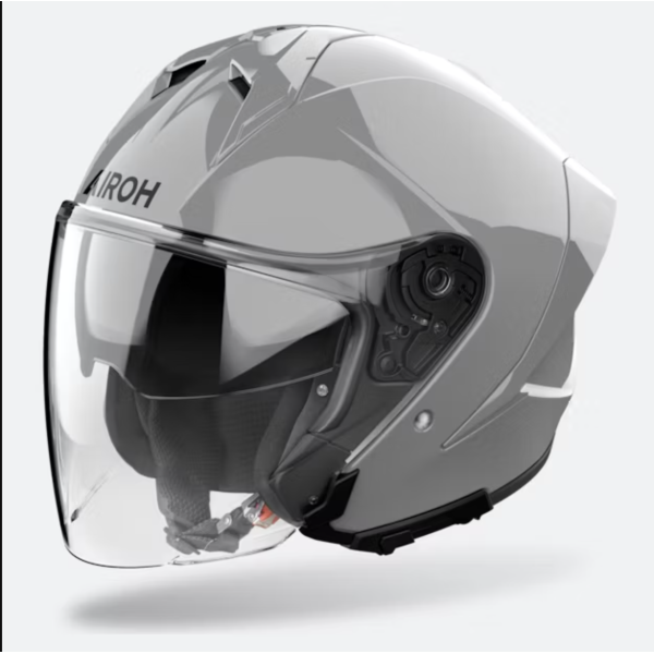Airoh H 21 Color Jet Helmet - Grey gloss