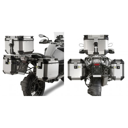 Givi portavaligie laterale PL5108CAM specifico per valigie Trekker Outback