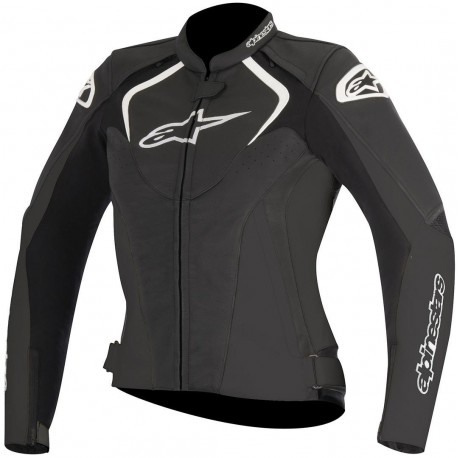 Alpinestars giacca in pelle stella JAws nero 